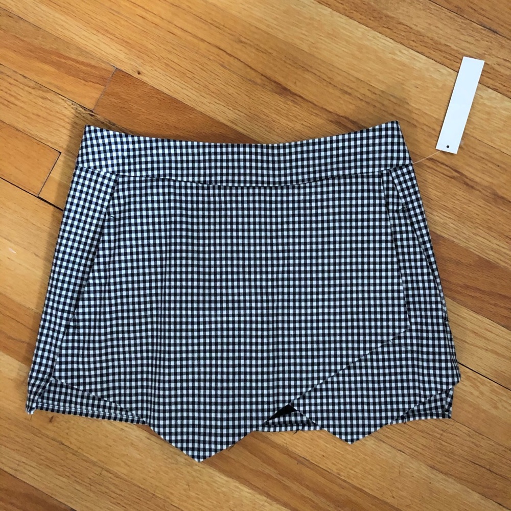 Design Lab gingham skort - Picture 3 of 4